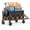 Black, variant on CHITOOMA Collapsible Wagon Cart with Expandable Storage & Locking Front Wheels, 360LBS Portable Foldable Wagon for Beach, Camping, Shopping