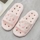 thumbnail image 3 of Zapatillas de hombre para el hogar, novedad de verano, zapatillas de baño, sandalias con fugas de raíz de loto, sandalias de celebridades de Internet, estilo popular de hotel, 3 of 5