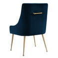 thumbnail image 4 of TOV Furniture Beatrix Navy Velvet Side Chair with Gold Legs, 4 of 6