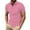 Pink, variant on Mens Polo Shirt Pique Lapel Casual Trend Business Comfortable Loose Short Sleeved Shirt Mens Clothing,Khaki,3XL