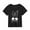 Black, variant on Godom Girls' Assorted Everyday Short Sleeve T-Shirts Crewneck T-Shirt Tee Kids Tee Tops Girl Clothes