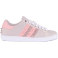 thumbnail image 2 of Guess Jacobb Women's Lace Up Leather Stud Trainers In Nude Size 8.5, 2 of 6