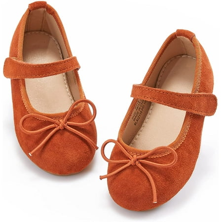 Toddler Little Girl Princess Dress Shoes-Mary Jane Flats for Girl Party School Shoes.