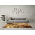 thumbnail image 3 of Ahgly Company Indoor Rectangle Patchwork Brown Transitional Area Rugs, 5' x 8', 3 of 4