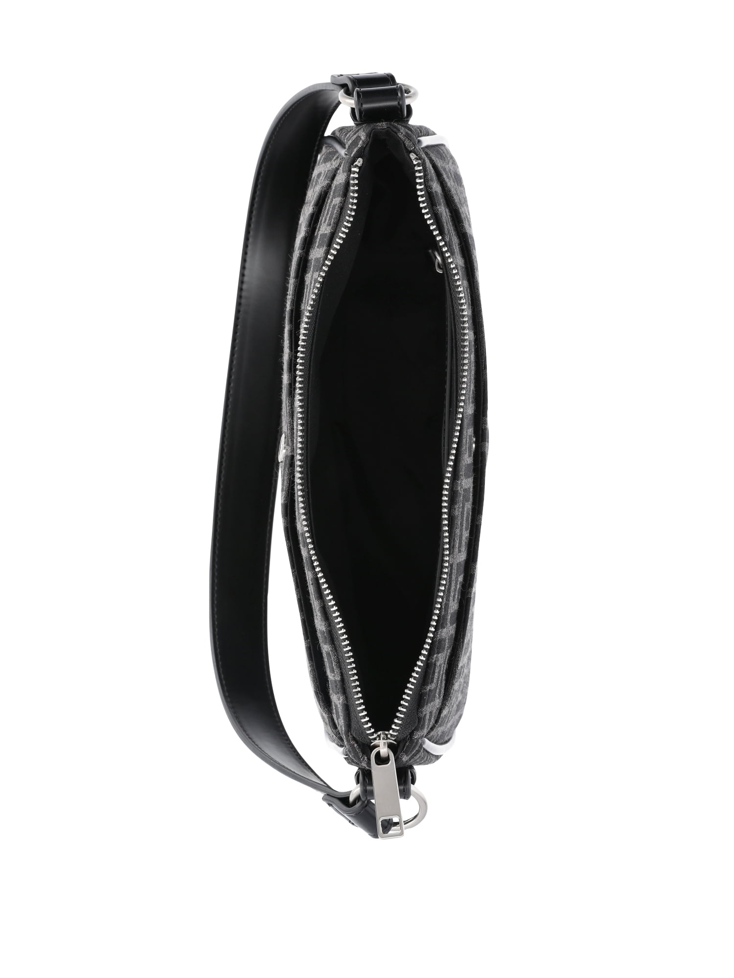 Nicole Fiorelli Women's Crossbody, Black Geo Jaquard