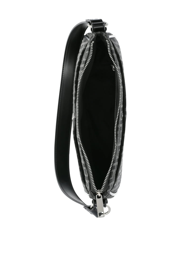 Nicole Fiorelli Women's Crossbody, Black Geo Jaquard