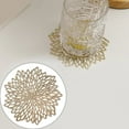 thumbnail image 2 of Less Than 5 Placemat Placemats 15 Inch Pressed Vinyl Round Table Mates for Dining Table Washable and Wipeable Kitchen Place Mat for Holiday Wedding Dinner Table Decoration Mat, 2 of 7