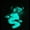 Aqua, variant on Sky Blue Glow in the Dark Powder - 30g