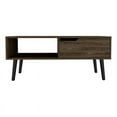 thumbnail image 1 of FM FURNITURE Hamburg Table Basse Moderne en Bois d'Ingénierie en Noyer Foncé, 1 of 7