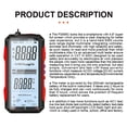 thumbnail image 2 of MultíMetro Digital 6000 Recuentos True AC/DC AmperíMetro VoltíMetro Auto Temperatura Ohm Hz Capacitancia Diodo NCV Meter, 2 of 10