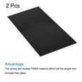 thumbnail image 3 of Uxcell PMMA Acrylic Sheets Colored Non Transparent 12 x 6 Inch Black for Crafts 2 Pack, 3 of 4