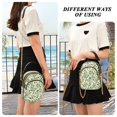 thumbnail image 6 of FORMRS Crossbody Bag for Women Quilted Travel Shoulder Cell Phone Purse with Chain Strap Handbag, Olive Leaf, 6 of 7