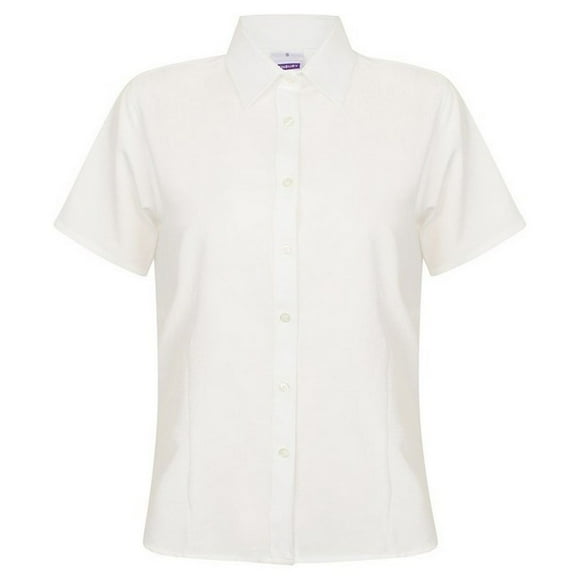 Henbury Womens Wicking Short-Sleeved Formal Shirt
