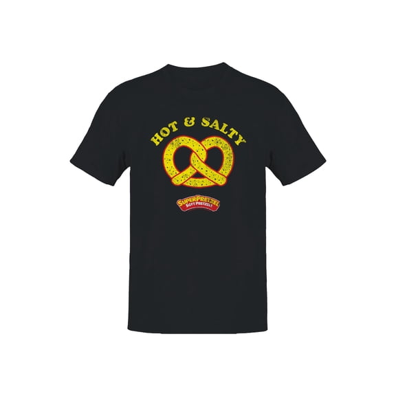 Officially Licensed Super Pretzel Hot & Salty Delight Men's T-shirt