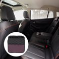 thumbnail image 3 of Unique Bargains Car Trash Can Hanging Front Rear Seats Faux Leather Trash Bin Pink Black 1 Pcs, 3 of 6