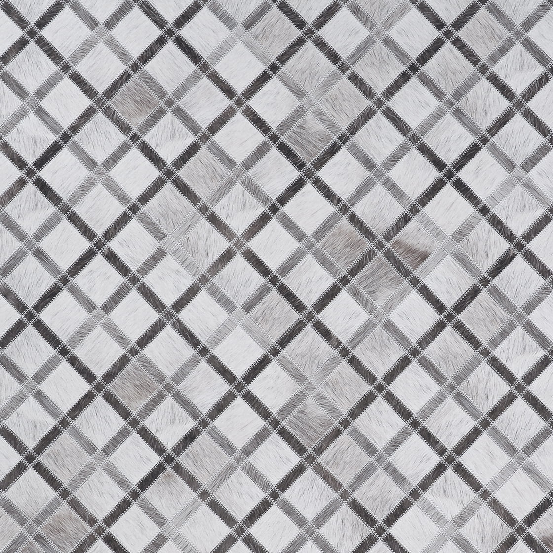 Couristan Prairie Retro Lattice Grey-Ivory Area Rug, 7'6" x 10'