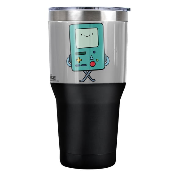 Adventure Time Bmo Stainless Steel Tumbler 30 oz Coffee Travel Cup, Vacuum Insulated & Double Wall with Leakproof Sliding Lid