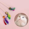 thumbnail image 3 of Cat Wand Toy Silvervine: Catnip Bell Fake Feather Cat Teaser Toy Kitten Play Toy, 3 of 6