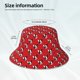 thumbnail image 3 of Balery Bulldog Red Sombreros para el sol para hombre y mujer, sombrero de pescador con UPF 50+, 3 of 6