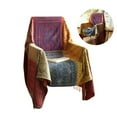 thumbnail image 4 of Boho Throw Blanket,NKTIER Sofa Cotton Blanket Boho Chair Cover Bed Sofa Soft Chair Cover Soft Cotton Tapestry Office Home Decoration, 4 of 7