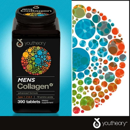 youtheory Mens Collagen Advanced Formula 390 (Best Collagen For Men)