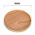 thumbnail image 3 of WRISTBIQUE 1Set Wood Plate for Home Use 30cm in Diameter, 3 of 8