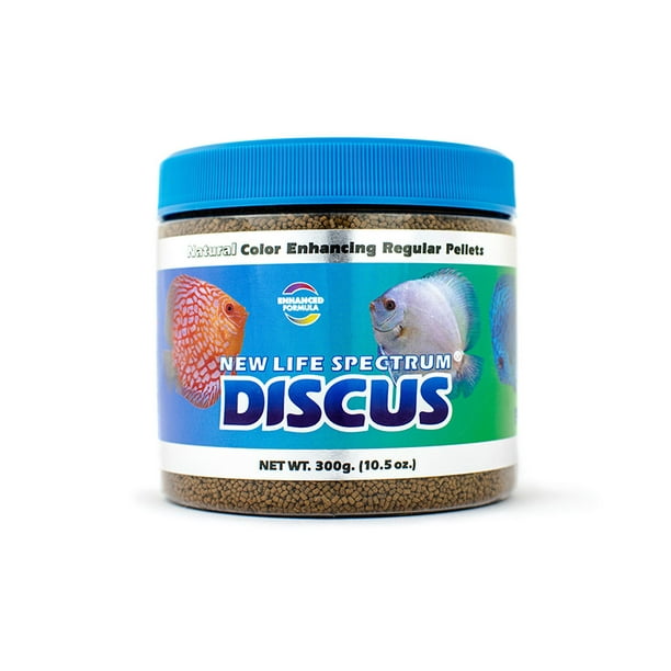 New Life Spectrum Discus ColorEnhancing Fish Food Pellets, Regular (11.5mm), 10.5 oz Walmart