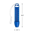 thumbnail image 4 of Northlight Easy Read Swimming Pool Thermometer with Cord, Analog, UV Resistant, 6.5 Inch, Blue, 4 of 9