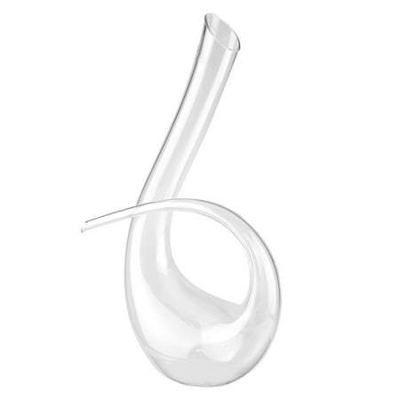 

Decanter 6 Shaped Glass Bottle Pourer Easy Pouring For Dining Room