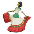 thumbnail image 4 of Ebros Day of The Dead Red Gown Sugar Skull Lady Skeleton Dancer Figurine 5.25"H, 4 of 4