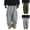 Army Green, variant on Men Drawstring Elastic Waist Oversized Baggy Multi Pocket Twill Cargo Pants Loose Fit Vintage Street Hip Hop Daily Casual Trousers Gray XXL