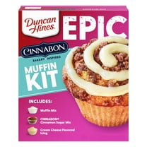 Duncan Hines Epic Cinnabon Bakery Inspired Muffin Kit, 32.42 oz