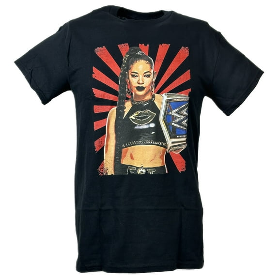 Bianca Belair Starburst Championsip Belt Black T-shirt