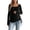 Black, variant on Maternity Ribbed Knit Tops for Women Round Neck Long Sleeve Fitted Blouse Adjustable Side Drawstring Ruched Pregnancy Shirt for Fall Winter Daily Wear