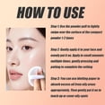 thumbnail image 4 of EGNMCR Waterproof Setting Matte Powder Compact Matte Oil Control Foundations Powder Long Lasting Coverage Face Concealer Shine Fine Lines 10g a Powders, 4 of 5