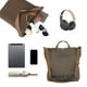 thumbnail image 4 of Bolsa de lona LNORMIA para mujer con correa ajustable, 4 of 6