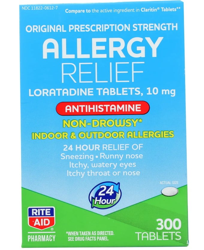 Buy Rite Aid Loratadine Allergy Relief NonDrowsy to Claritin