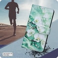 thumbnail image 3 of TECH CIRCLE Flip Wallet Phone Case for iPhone 17 Air (6.5", 2025) with Credit Card/Cash Slot, Stand Feature, Beatiful Floral Pattern PU Leather Protective Anti Scratch Lightweight Case, Magnolia, 3 of 6