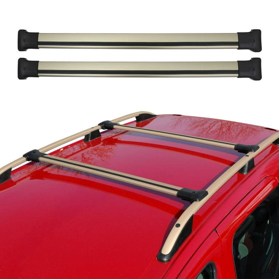 For 2015-2022 Ram Promaster City Roof Rack Cross Bars Luggage Carrier Bronze