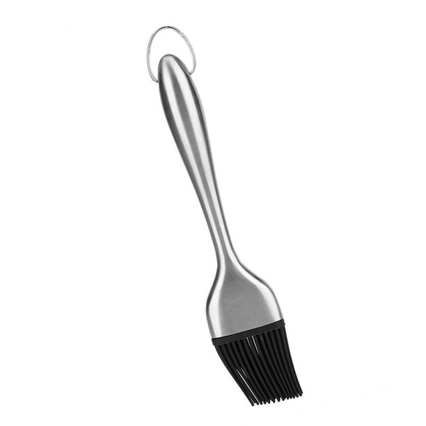 HERRAMIENTA PARA ASAR BARBACOA CON DE ACERO INOXIDABLE DE SILICONA PARA ASAR A LA PARRILLA