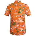 thumbnail image 3 of SSLR Hawaiian Shirt for Men Flamingo Short Sleeve Casual Button Down Shirts Summer Beach Shirt, 3 of 8