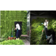 thumbnail image 5 of Bolsa de plantación de plantas Colgante de pared vertical Balcón Flor Bolsa de plantación de árboles verdes Bolsa de plantación de múltiples puertos de pared cuadrada 2 piezas 2 bolsas ER, 5 of 5
