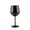 Black/18oz, variant on Stainless Steel Wine Glass 18 oz Silver Unbreakable Wine Glasses Elegant Modern Wine Glasses Portable Metal Wine Glass Wine Cup with Stems Stainless Steel Wine Tumbler for Drinking Goblets