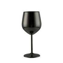 TERGAYEE Stainless Steel Wine Glass,Stainless Steel Wine Goblets,Shatterproof Metal wine Goblets for Outdoor,Picnic,Party,Gift Box,Wedding Goblets Glass