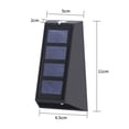 thumbnail image 2 of Pared De Energía Solar Para Exteriores Luz De Pared Led Hacia Arriba Y Hacia Abajo Lámpara De Pared Impermeable Ip65 Para Puerta Delantera Patio Y Porche Sweethay HA044411-01, 2 of 6