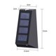 thumbnail image 2 of Pared De Energía Solar Para Exteriores Luz De Pared Led Hacia Arriba Y Hacia Abajo Lámpara De Pared Impermeable Ip65 Para Puerta Delantera Patio Y Porche Methold HA044411-02, 2 of 6