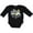 AB-Black, variant on Inktastic Im Down Right Awesome Down Syndrome Awareness with Arrow Boys or Girls Long Sleeve Baby Bodysuit