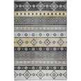 thumbnail image 2 of Addison Rugs Dream Shag Premium Machine Washable Transitional Tribal, Diamond Gray Rectangle Rug, 3' x 5', 2 of 8
