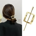 thumbnail image 6 of Elegant Minimalist Metal Hair Clip and Hair Stick Styling Accessory for Women, 6 of 6