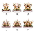 thumbnail image 3 of Cateissary Adorno colgante de árbol de Navidad de animales de dibujos animados, puerta de chimenea, decoración del hogar del Hotel, suministros para el Kits de decoración para fiestas 8 animales Cateissary HA009187-06, 3 of 6